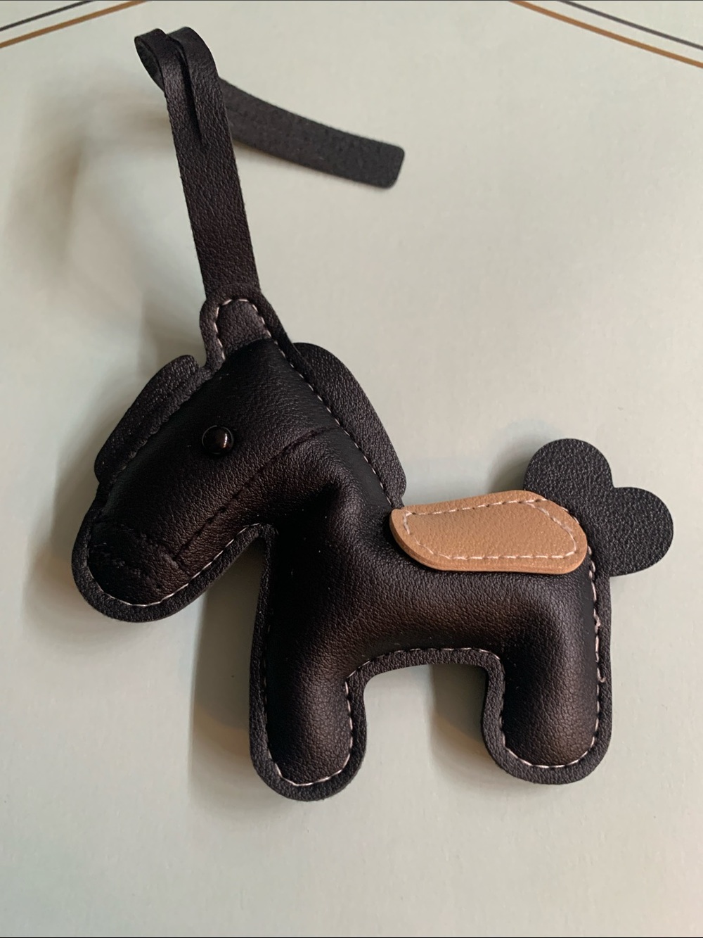 Plush Pony Keychain Bag Charm in various colors